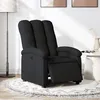 Image de vidaXL Fauteuil inclinable électrique Noir Tissu3204070