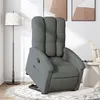 Image de vidaXL Fauteuil inclinable Gris foncé Tissu3204093