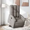 Image de vidaXL Fauteuil inclinable taupe tissu3204100
