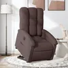 Image de vidaXL Vidaxl Fauteuil Inclinable Électrique Marron Foncé Tissu