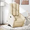 Image de vidaXL Vidaxl Fauteuil Inclinable Électrique Crème Tissu