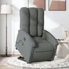 Image de vidaXL Fauteuil inclinable de massage Ã©lectrique Gris foncÃ© Tissu