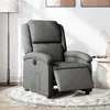 Image de vidaXL Fauteuil inclinable électrique Gris foncé Tissu3204141