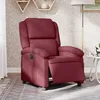 Image de vidaXL Vidaxl Fauteuil Inclinable Électrique Rouge Bordeaux Tissu