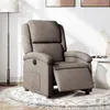 Image de vidaXL Fauteuil inclinable électrique Taupe Tissu3204148