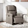 Image de vidaXL Vidaxl Fauteuil Inclinable Électrique Taupe Tissu
