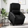 Image de vidaXL Fauteuil inclinable électrique noir similicuir
