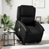 Image de vidaXL Fauteuil inclinable de massage électrique noir similicuir3204247