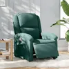 Image de vidaXL Vidaxl Fauteuil Inclinable Électrique Vert Foncé Velours