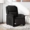 Image de vidaXL Vidaxl Fauteuil Inclinable Électrique Noir Velours