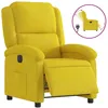 Image de vidaXL Vidaxl Fauteuil Inclinable Électrique Jaune Velours