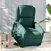 Image de vidaXL Fauteuil inclinable Vert foncé Velours3204302