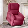 Image de vidaXL Fauteuil inclinable Rouge bordeaux Velours3204305