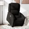 Image de vidaXL Fauteuil inclinable Noir Velours