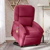 Image de vidaXL Vidaxl Fauteuil De Massage Inclinable Rouge Bordeaux Velours