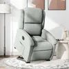Image de vidaXL Fauteuil inclinable électrique gris clair velours3204322
