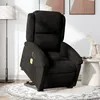 Image de vidaXL Vidaxl Fauteuil Inclinable De Massage Électrique Noir Velours