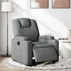 Image de vidaXL Fauteuil inclinable électrique Gris foncé Tissu3204345