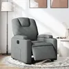Image de vidaXL Fauteuil inclinable Ã©lectrique Gris foncÃ© Tissu