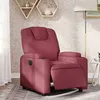 Image de vidaXL Fauteuil inclinable électrique Rouge bordeaux Tissu