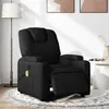 Image de vidaXL Fauteuil de massage inclinable électrique Noir Tissu