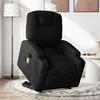 Image de vidaXL Fauteuil inclinable de massage électrique Noir Tissu3204406