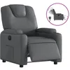 Image de vidaXL Vidaxl Fauteuil Inclinable Électrique Gris Similicuir