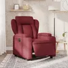 Image de vidaXL Vidaxl Fauteuil Inclinable Électrique Rouge Bordeaux Tissu