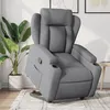 Image de vidaXL Vidaxl Fauteuil Inclinable Gris Clair Tissu