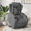 Image de vidaXL Fauteuil inclinable Gris foncé Tissu3204483