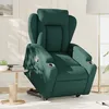 Image de vidaXL Fauteuil inclinable vert foncÃ© tissu