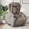 Image de vidaXL Fauteuil inclinable taupe tissu3204490