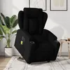 Image de vidaXL Fauteuil inclinable de massage électrique Noir Tissu3204520