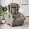 Image de vidaXL Vidaxl Fauteuil Inclinable De Massage Électrique Taupe Tissu