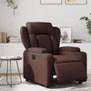 Image de vidaXL Fauteuil inclinable électrique Marron Similicuir3204532