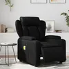 Image de vidaXL Fauteuil de massage inclinable électrique noir similicuir3204537