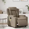 Image de vidaXL Fauteuil de massage inclinable électrique cappuccino similicuir3204543