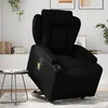 Image de vidaXL Vidaxl Fauteuil Inclinable De Massage Noir Similicuir