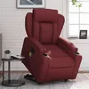 Image de vidaXL Fauteuil inclinable de massage Rouge bordeaux Similicuir3204555
