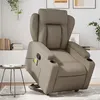 Image de vidaXL Fauteuil inclinable de massage Cappuccino Similicuir3204557