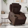 Image de vidaXL Fauteuil inclinable électrique marron similicuir3204560