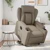Image de vidaXL Fauteuil inclinable électrique cappuccino similicuir3204564
