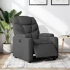 Image de vidaXL Vidaxl Fauteuil Inclinable Électrique Gris Foncé Tissu