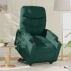 Image de vidaXL Fauteuil inclinable vert foncé tissu