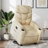 Image de vidaXL Vidaxl Fauteuil Inclinable Crème Tissu