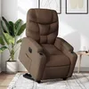 Image de vidaXL Vidaxl Fauteuil Inclinable Électrique Marron Tissu