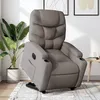 Image de vidaXL Vidaxl Fauteuil Inclinable Électrique Taupe Tissu