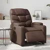Image de vidaXL Fauteuil inclinable électrique Marron Similicuir3204646