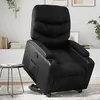 Image de vidaXL Fauteuil inclinable Noir Similicuir3204658