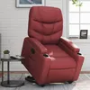 Image de vidaXL Fauteuil inclinable Rouge bordeaux Similicuir